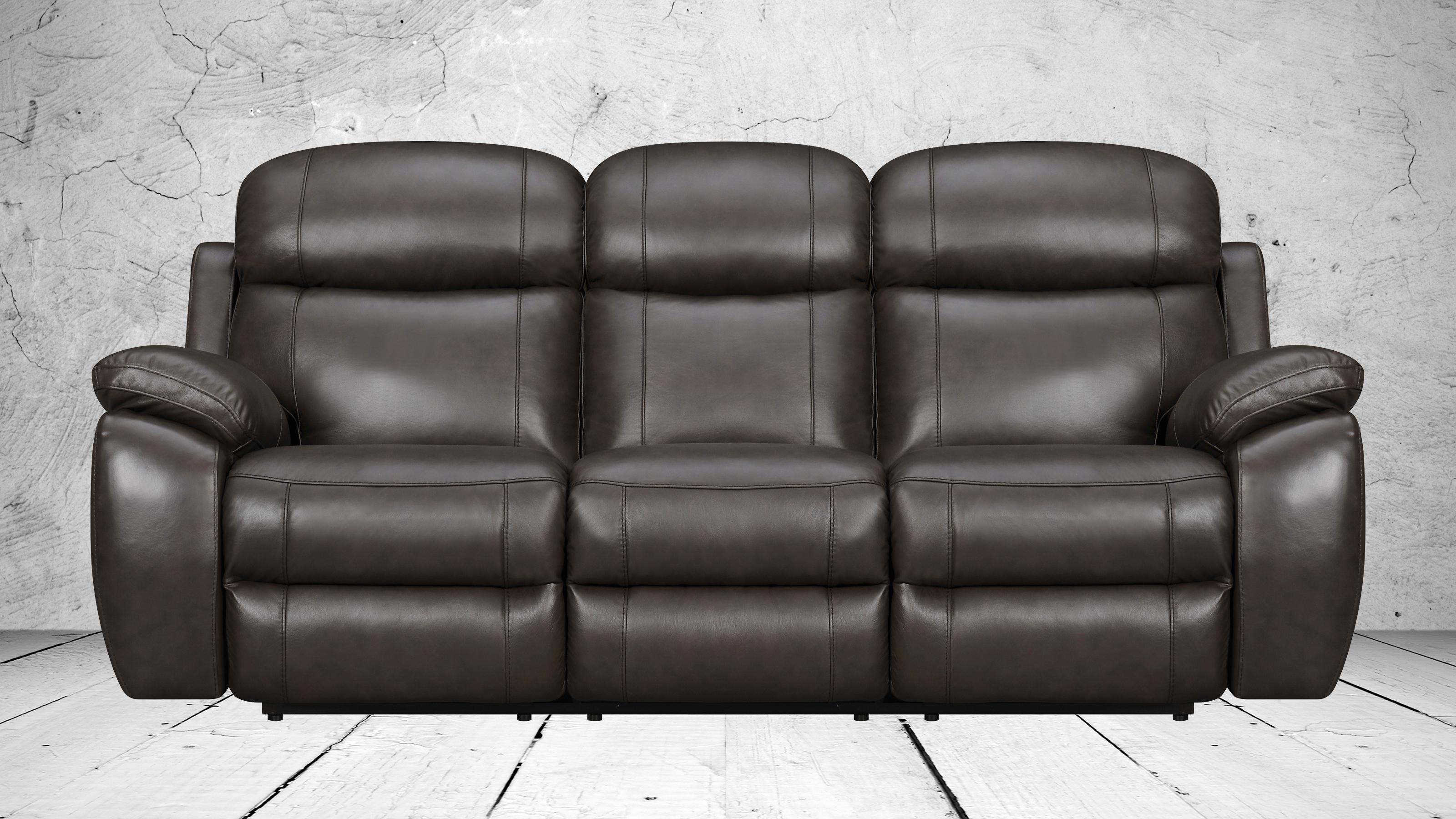 Hamilton 3 Seater Adj. Headrest Recliner Magnum Furniture