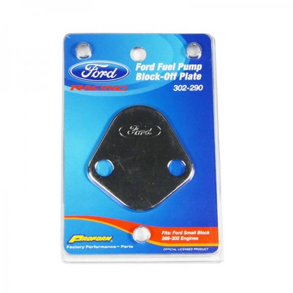 Ford Fuel Pump Block Off Plate Chrome Plated Europa Specialist Spares
