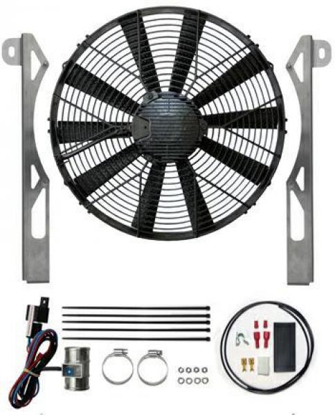 Tailor Made Mk2 Jaguar Fan Kit 15" HP Blower Black Fixings