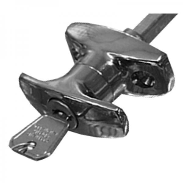 Sq. Tee Handle Locking Chrome