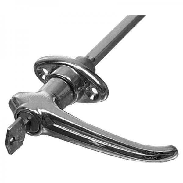 Vintage Door Handle Locking Chrome Europa Specialist Spares