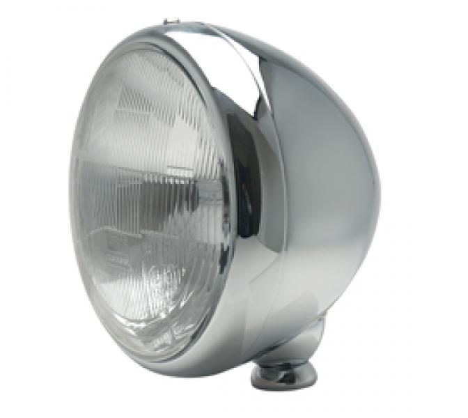 Headlamp Unit (UK) Polished Stainless Steel Main Dip And Side