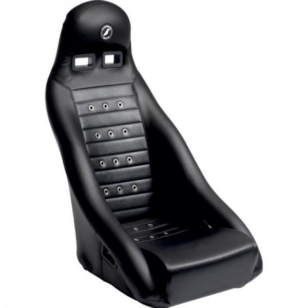 Corbeau GT4 Retro Bucket Seat Black Vinyl With Eyelets Europa Specialist Spares
