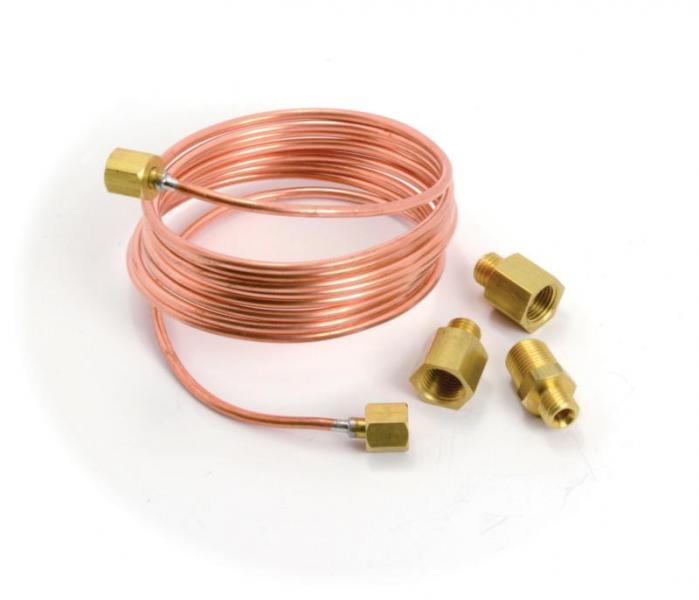 Copper Oil Pressure Pipe 5ft Including Fixings Europa Specialist Spares