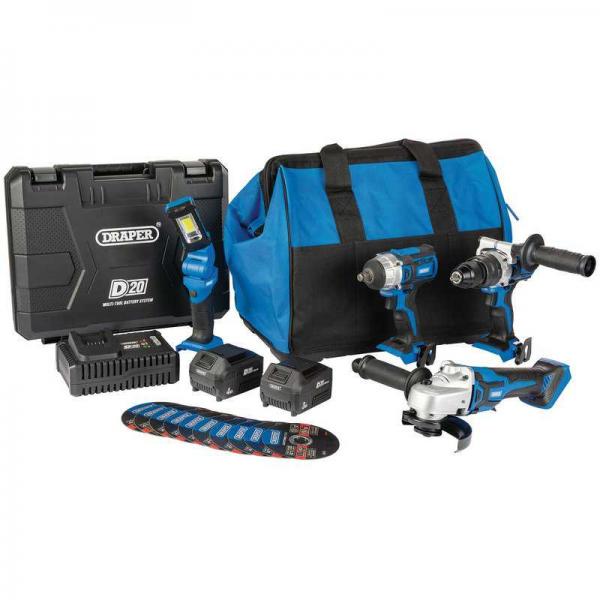 D20 20V WORKSHOP KIT (4 PIECE)