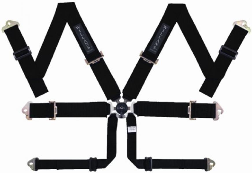 Willans Club T6 3"/3" Black FIA Approved