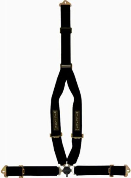 Willans Club 4x3 3"/3" Black Not FIA